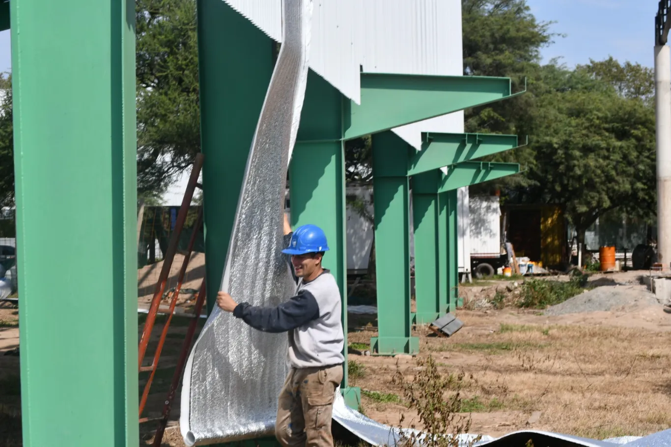 Avanza la construcción del Parque de los Deportes